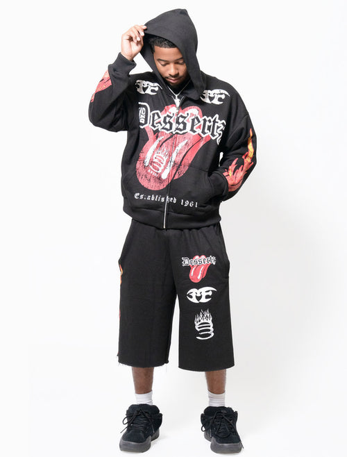 Heat Wave Hoodie Black