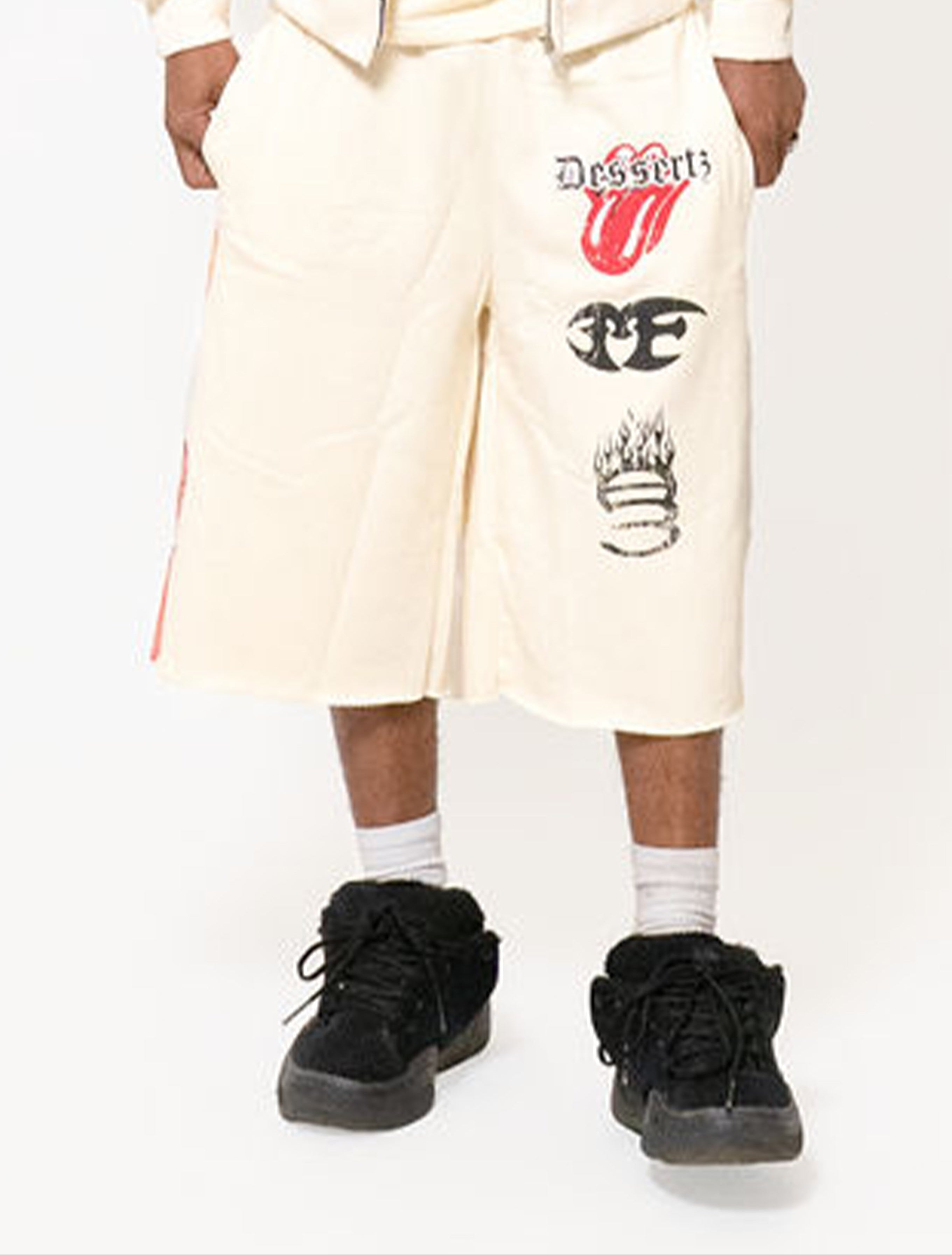 Heat Wave Shorts White