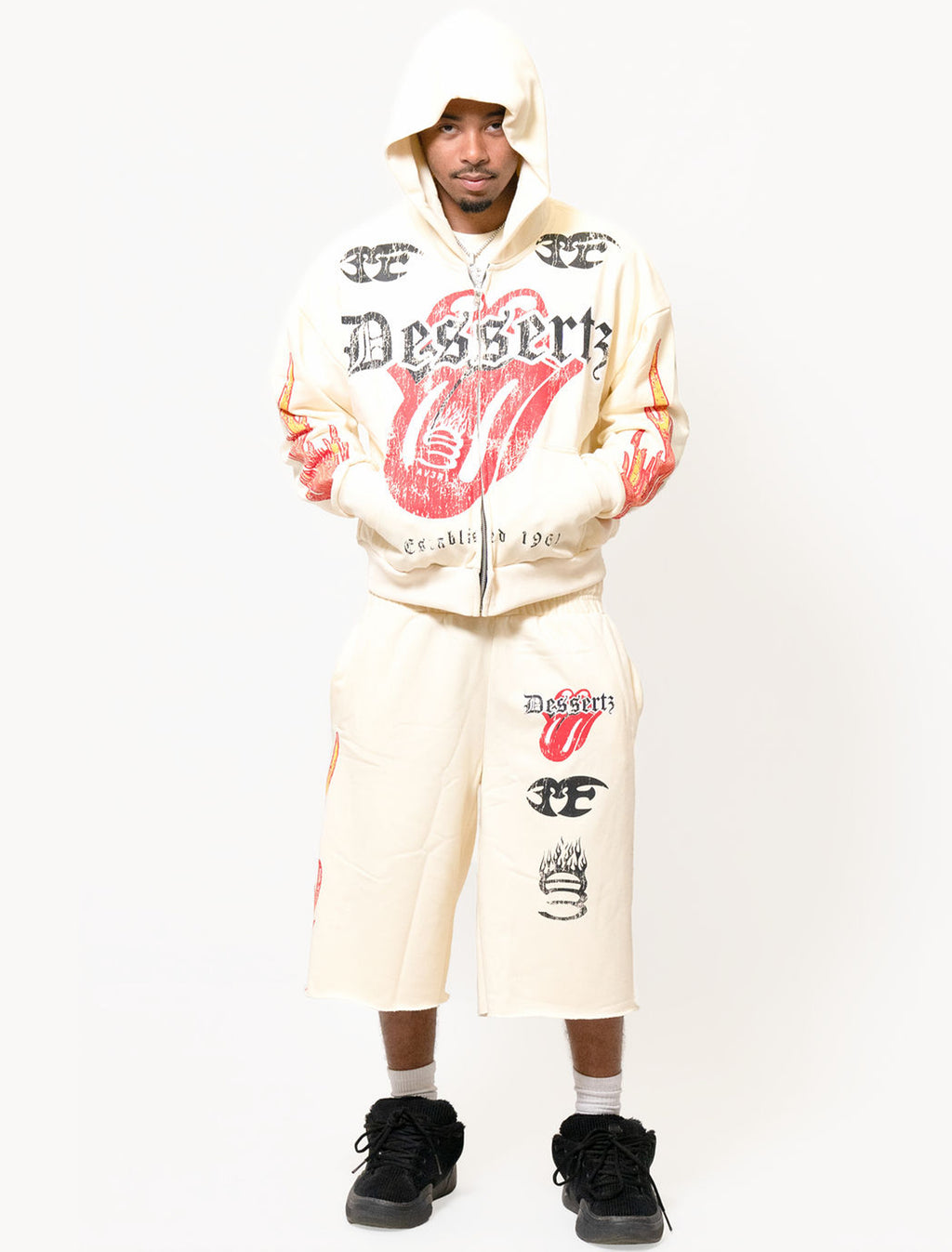 Heat Wave Shorts White